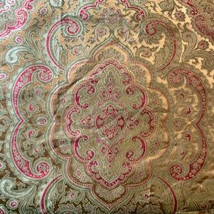 Vintage Kravet Couture Umbrian Paisley Silk fabric